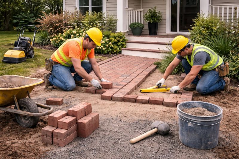 Deck Masonry Installation in Worcester, MA
